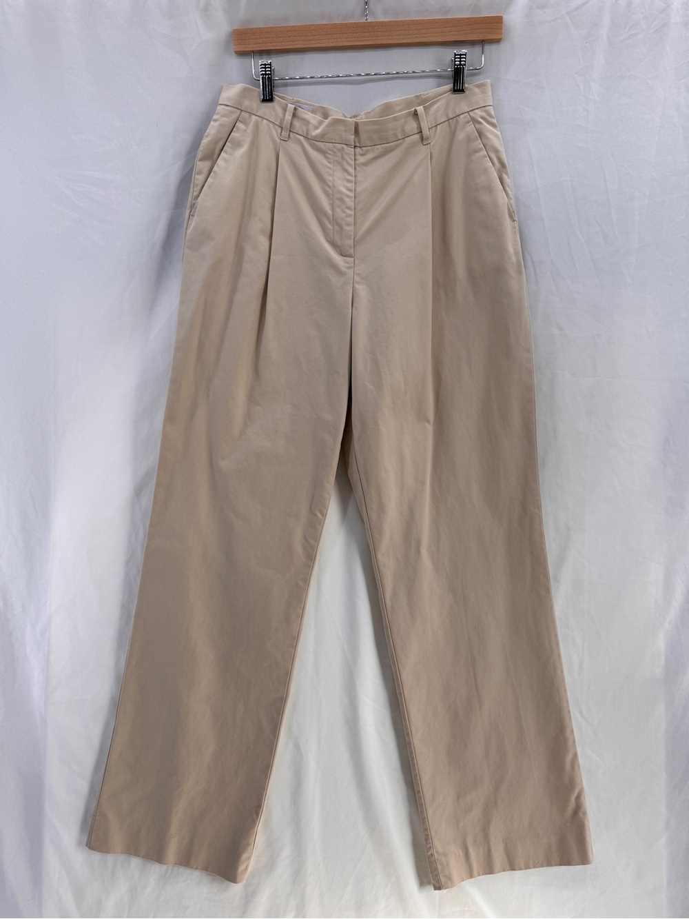 Vintage 90’s Brooks Brothers High Rise Pleated Cotton Chino Pants Khaki Size 10
